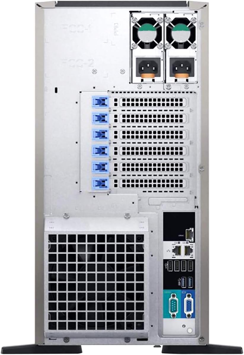 Dell PowerEdge T440 Tower Server with 2 Intel Silver 4110 8-core CPUs, 64GB DDR4, 8TB 12Gb SAS HDDs, RAID (Renewed)