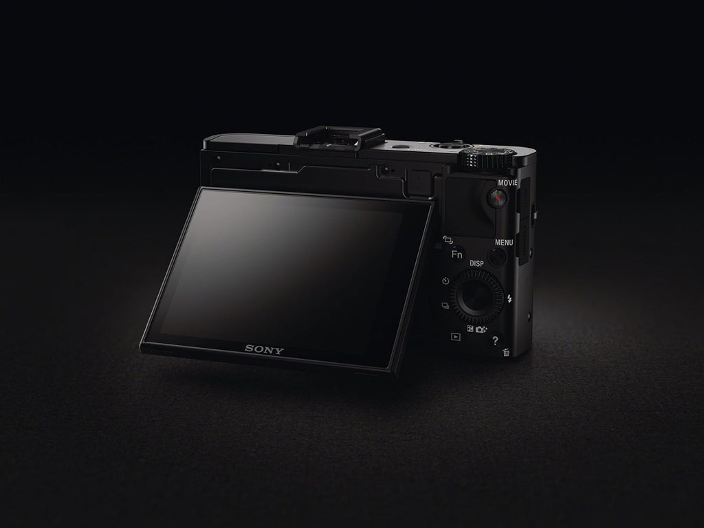 Sony RX100 II 20.2 MP Premium Compact Digital Camera w/ 1-inch Sensor, MI (Multi-Interface) Shoe and tilt LCD Screen (DSCRX100M2/B)
