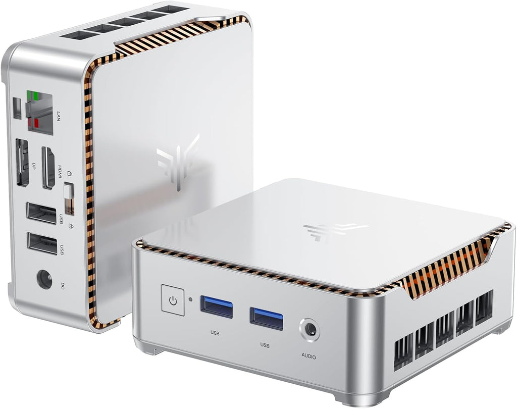 KAMRUI Essenx E2 N95 Mini PC, 16GB DDR4 512GB SSD Mini Computers, Alder Lake-N N95(Beat N100,up to 3.4GHz) Mini Desktop Computers, HDMI+DP1.4 Dual 4K UHD,Gigabit Ethernet,WiFi,BT/Home/Office Micro PC