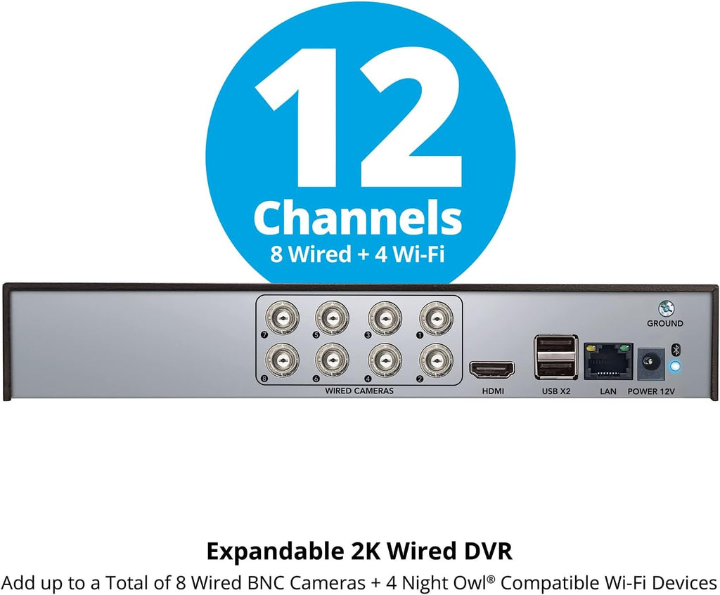 Night OWL FTD4-81-4L HD DVR Security KIT