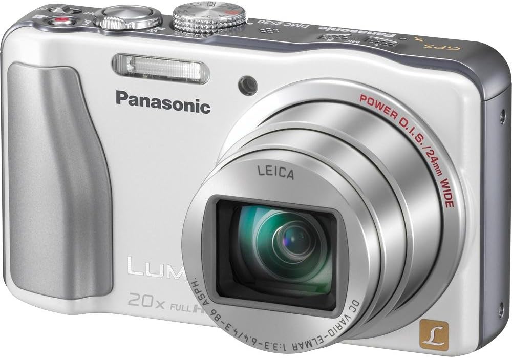 Panasonic Lumix ZS20 14.1 High Sensitivity MOS Digtial Camera with 20x Optical Zoom (White)