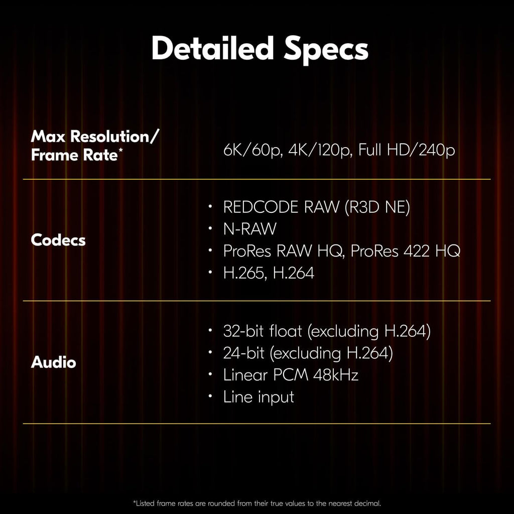 Nikon RED Z Cinema | ZR Cinema Camera | 32-Bit Float Audio RED Color Science 6K Full-Frame Camera Body with 4' DCI-P3 Monitor and 35mm Prime Lens