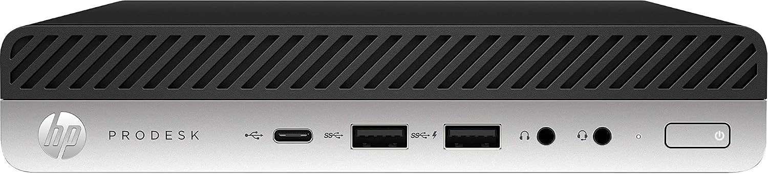 HP EliteDesk 800 G3 Mini Business Desktop PC Intel Quad-Core i7-6700T up to 3.6G, 32G DDR4,240G SSD,VGA,DP Port,Windows 10 Professional 64 Bit-Multi-Language-English/Spanish (Renewed)