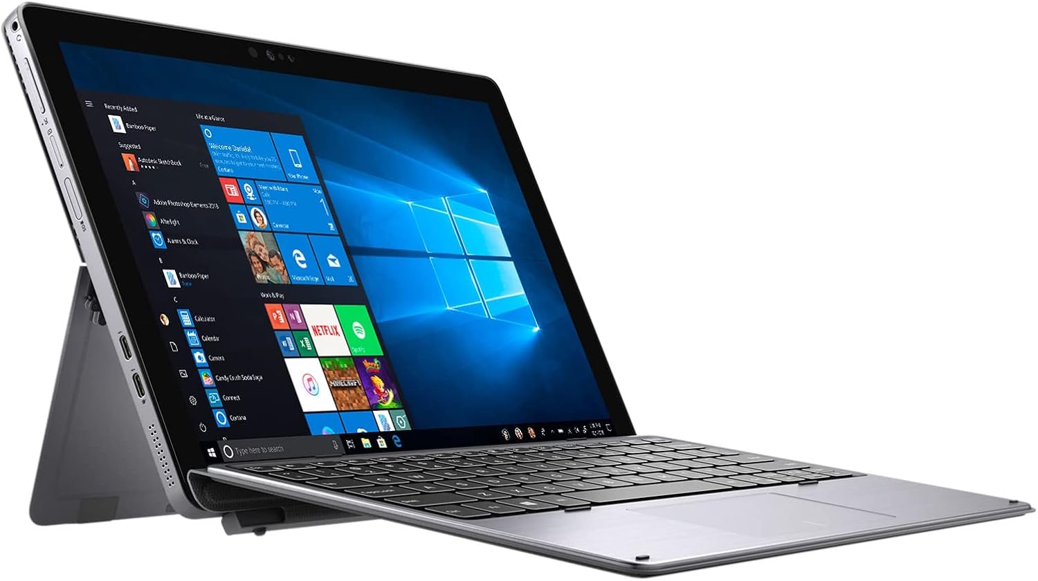 Dell Latitude 7200 2-in-1 12.3'' FHD, Core i5-8265U 1.6GHz, 8GB RAM, 256GB Solid State Drive, Windows 11 Pro 64Bit, CAM, Touch, Black (Renewed)