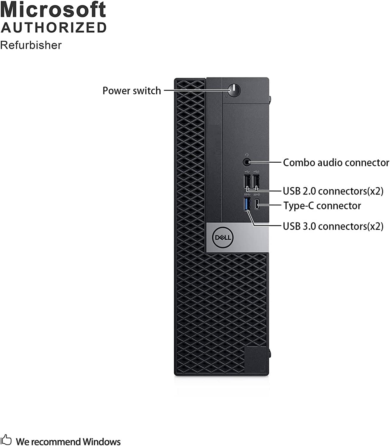 Dell Desktop Computer 7050 SFF, Win11 PC Desktop 7050, Intel Core i5-6th, 8GB RAM, 256GB SSD, WiFi, Bluetooth, Keyboard & Mouse, OptiPlex i5 PC (Renewed)