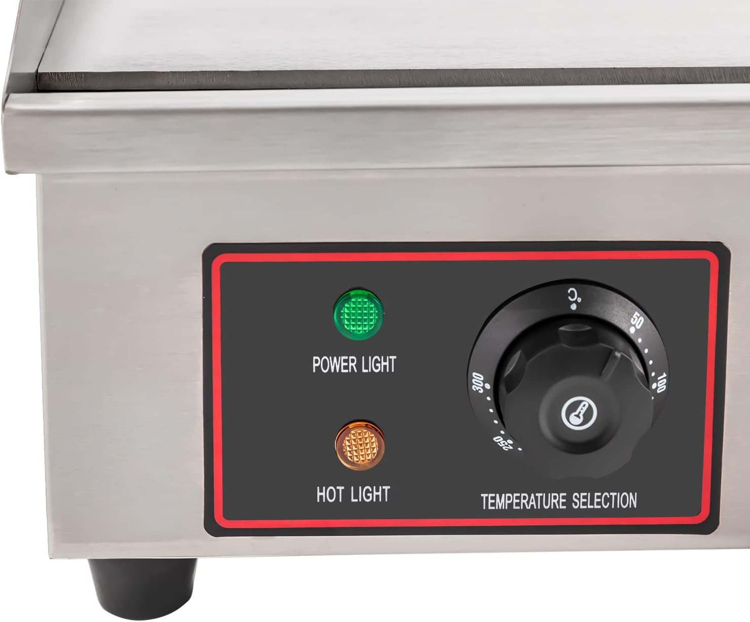 30'Commercial Electric Griddle Electric Countertop Griddle 3000W Restaurant Grill BBQ Flat Top 430 Stainless Steel Long Griddle Electric Nonstick Adjustable Thermostatic Control for Kitchen 110V