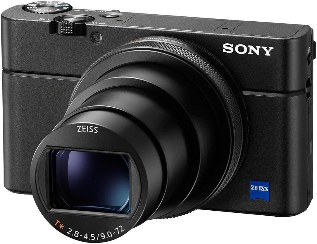 Sony RX100 VI 20.1 MP Premium Compact Digital Camera w/ 1-inch sensor, 24-200mm ZEISS zoom lens and pop-up OLED EVF