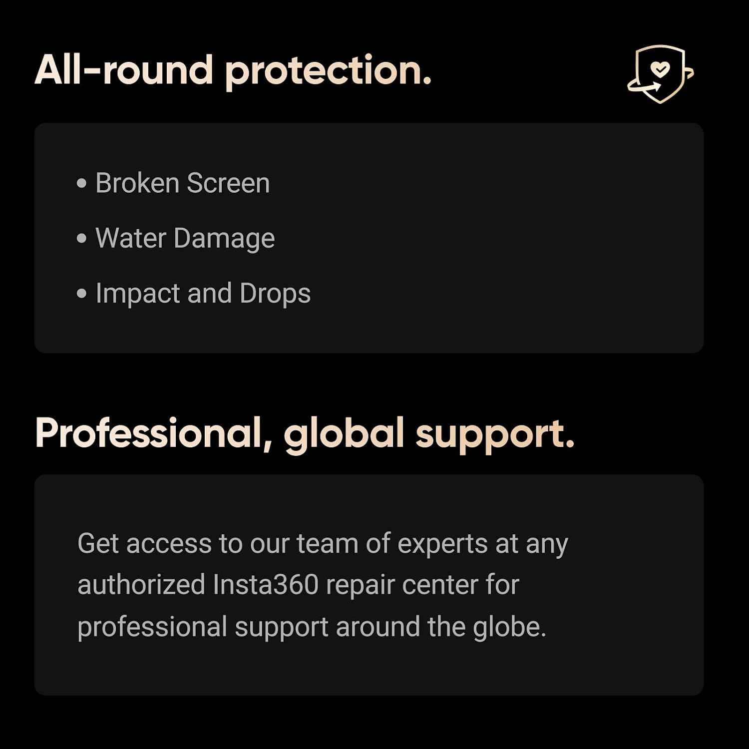 Insta360 X4 FlexiCare Bundle - Waterproof 8K 360 Action Camera, 4K Wide-Angle Video, Invisible Selfie Stick Effect, Removable Lens Guards, 135 Min Battery Life, AI Editing, Stabilization