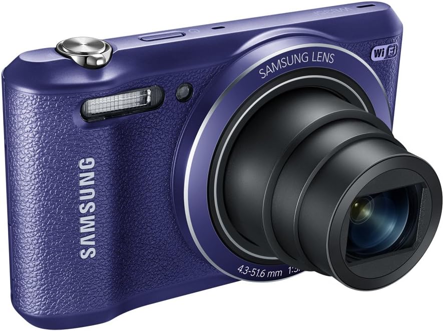 Samsung WB35F 16.2MP Smart WiFi & NFC Digital Camera with 12x Optical Zoom and 2.7' LCD (Plum)