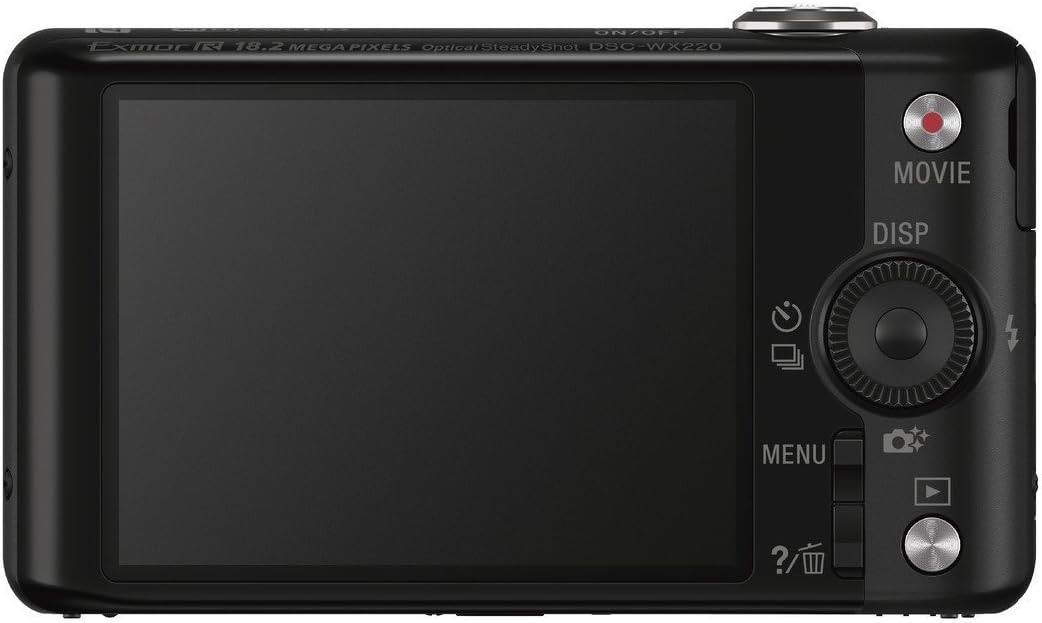 Sony DSCWX220/B 18.2 MP Digital Camera with 2.7-Inch LCD (Black)