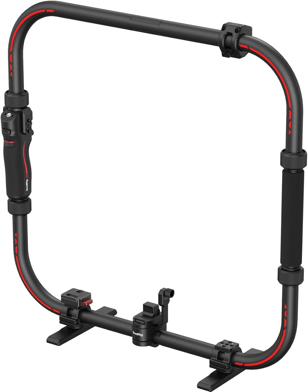 SMALLRIG Stabilizer Handheld Ring Grip for DJI RS 2 / RS 3 Pro/RS 4 / RS 4 Pro/RS 5 Gimbal, Supports Various Controls, Integrated Foldable Design, Max Load 17.6 lb - 4328