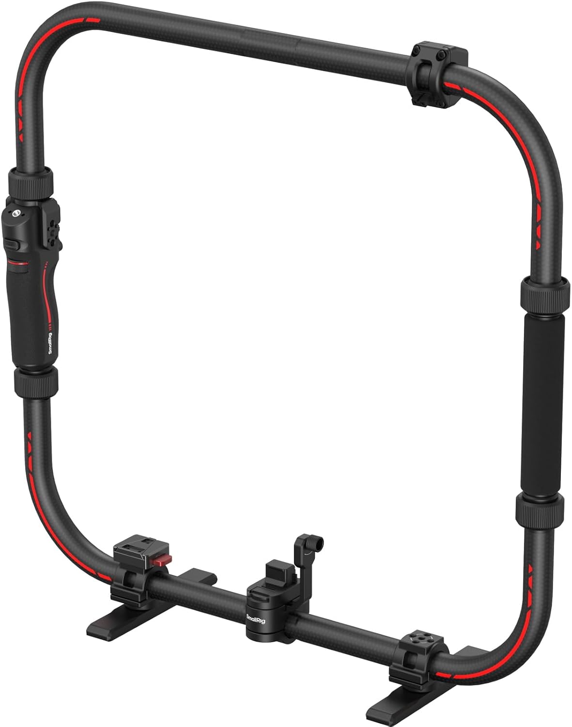 SMALLRIG Stabilizer Handheld Ring Grip for DJI RS 2 / RS 3 Pro/RS 4 / RS 4 Pro/RS 5 Gimbal, Supports Various Controls, Integrated Foldable Design, Max Load 17.6 lb - 4328