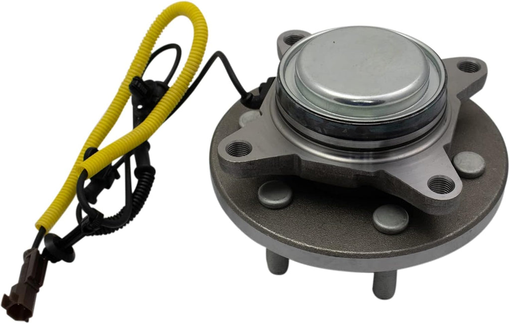 TRQ Front Left and Right Wheel Bearing and Hub Assembly Set 2 Piece Compatible with 18-20 Ford Expedition F-150 18-20 Lincoln Navigator RWD Models