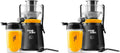 Magic Bullet® Mini Juicer,Countertop Space-Saving,2' Feed Chute for Fruits and Vegetables,400W,16oz Cup,Compact Design,Black,MBJ50100AK,(Pack of 2)