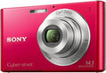 Sony DSC-W330 14.1MP Digital Camera with 4x Wide Angle Zoom with Digital Steady Shot Image Stabilization and 3.0 inch LCD (Red)