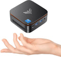 KAMRUI N97 Mini PC,12th N97 Mini PC(Beat N150,up to 3.6GHz),Desktop Mini Computer 16GB RAM 512GB SSD,Micro PC Support 4K HDMI+DP,Mini Computer with Dual WiFi,Business Home Office