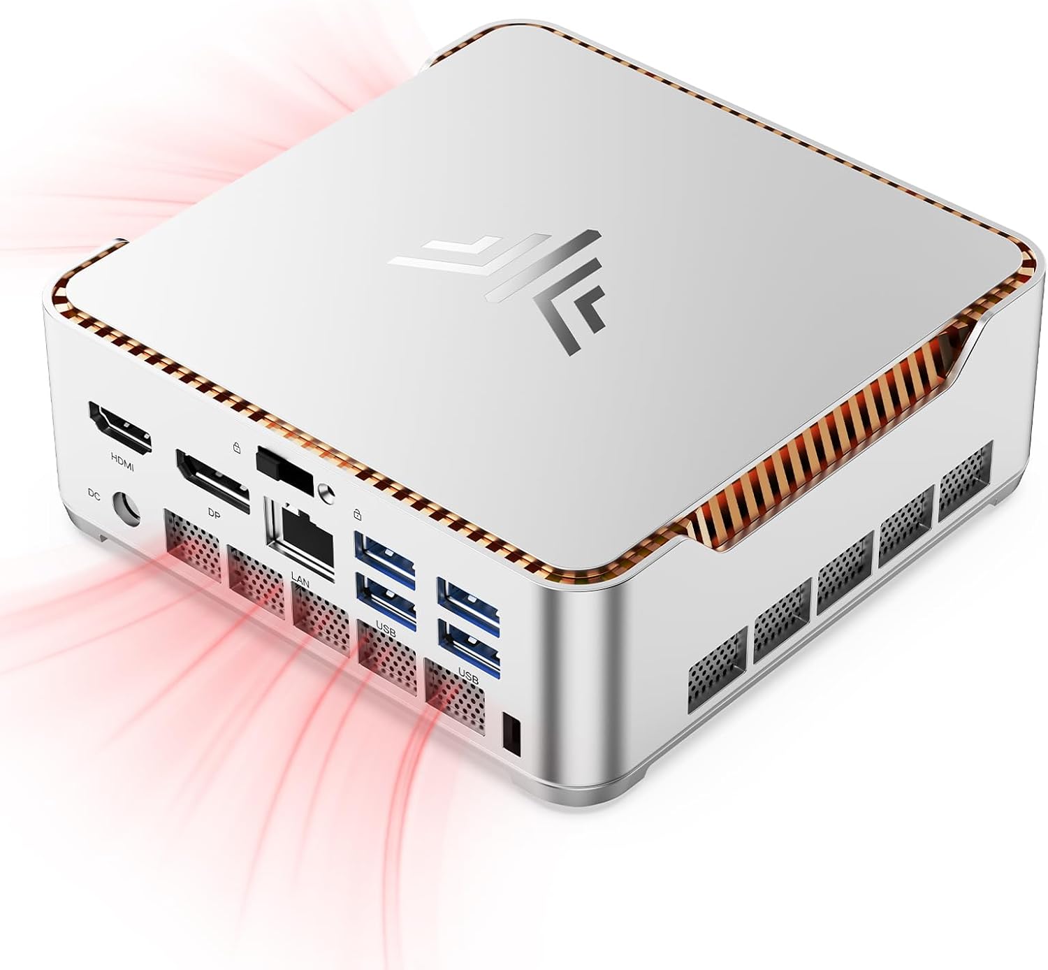 KAMRUI Hyper H2 Small Gaming PC 14th Gen Intel Core i9-14900HX Micro PC(24C/32T, Up to 5.8GHz) 32GB DDR4(Expandable) 1TB SSD Small Desktop Computers, HDMI+DP+USB-C/Triple 4K Display/WiFi6E/BT5.2/VESA