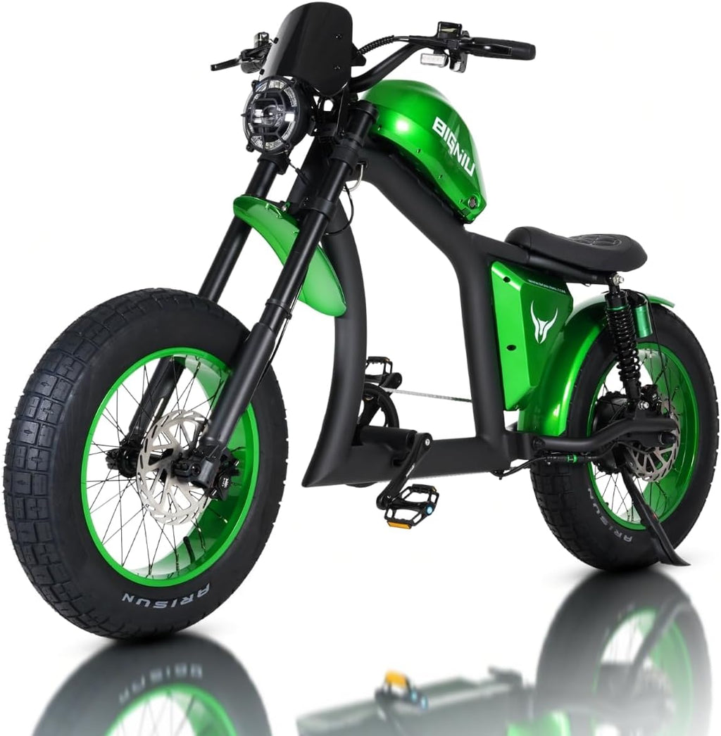 BIGNIU BG-X Electric Bike for Adults,1500W Brushless Motor 48V/31.5Ah Up to 40 Miles E-Bike Front/Rear Turn Signal Dual Suspension Ebikes
