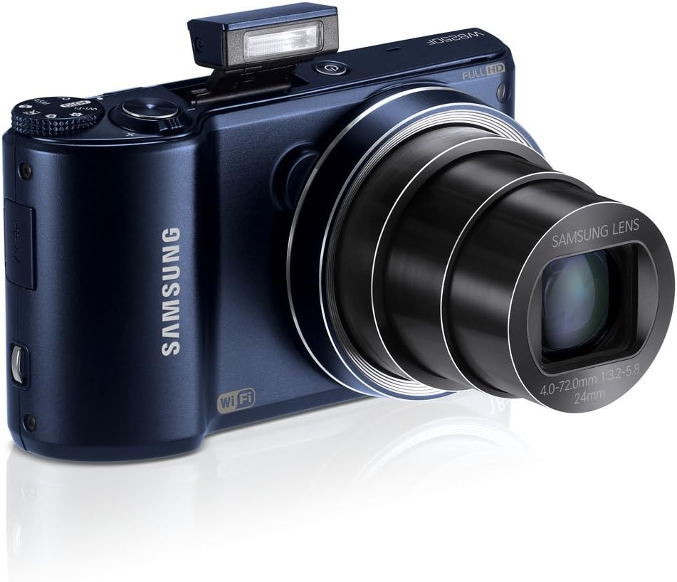Samsung WB250F Smart Wi-Fi Digital Camera (Cobalt Black)