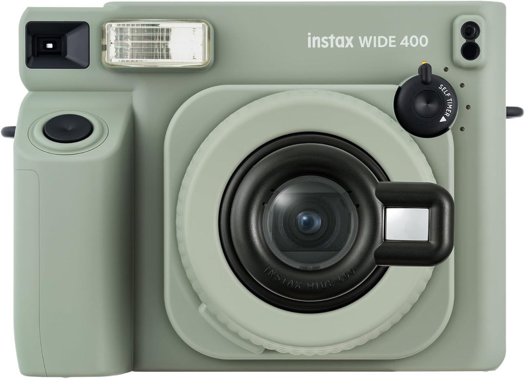 Fujifilm INSTAX Wide 400 Instant Camera - Sage Green (Camera w/ 2 Wide Twin Packs)