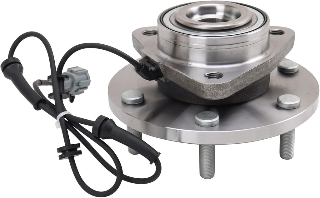 TRQ Front Left and Right Wheel Bearing and Hub Assembly Set 2 Piece Compatible with 08-10 Infiniti QX56 08-11 Nissan Armada 08-11 Titan 2012 Armada to 11-30-11 2012 Titan to 12-31-11