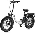 NARRAK Fat Tire Folding Electric Bike, 48V & 624Wh Lithium Removable Battery, Peak 1100W Brushless Motor, Max Speed 20Mph, M5 Large LCD Display, Suspension, Step-Over/Thru Frame