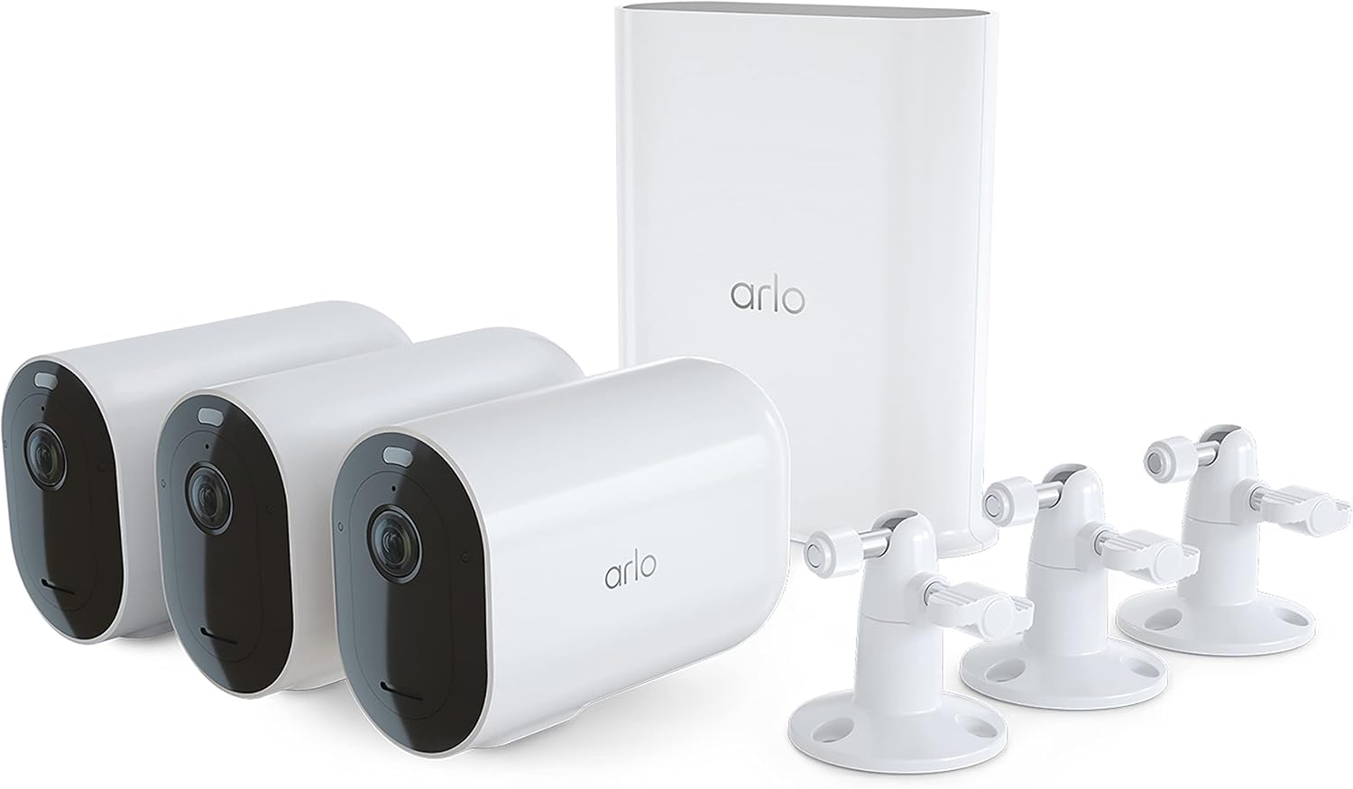 Arlo Pro XL Security Camera 2K HDR (5th Gen, 2022 Release) + SmartHub - Wireless Outdoor Camera, 2X Longer Rechargeable Removeable Battery, AI Event Captions, 1-Mo. Trial of Secure Plan