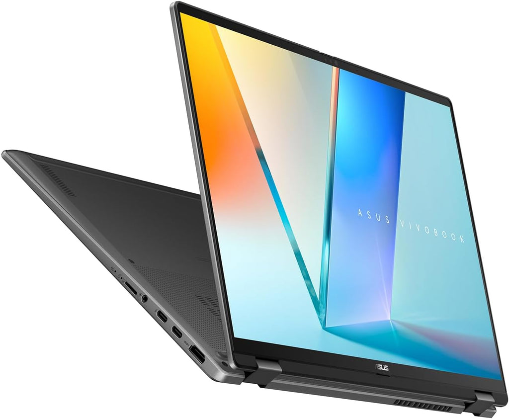ASUS Vivobook 16 Flip Laptop (2026), Copilot+ PC, 16' 16:10 WUXGA OLED Touch Display, Intel® Core™ Ultra 7 256V Processor, Intel® Arc™ Graphics, 16GB RAM, 512GB SSD, WiFi 7, Windows 11 Home