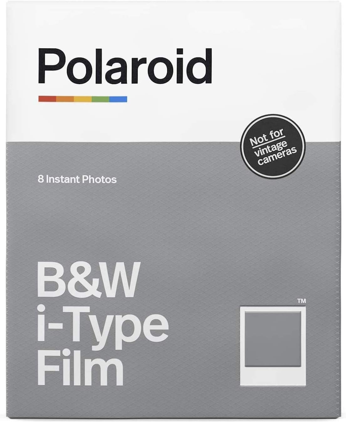Polaroid Originals Now Viewfinder i-Type Instant Camera (Black) Bundle with Color and B&W Instant Film and Reusable Vintage Photo Accessory Kit - Perfect Photography Gift for Kids (4 Items)