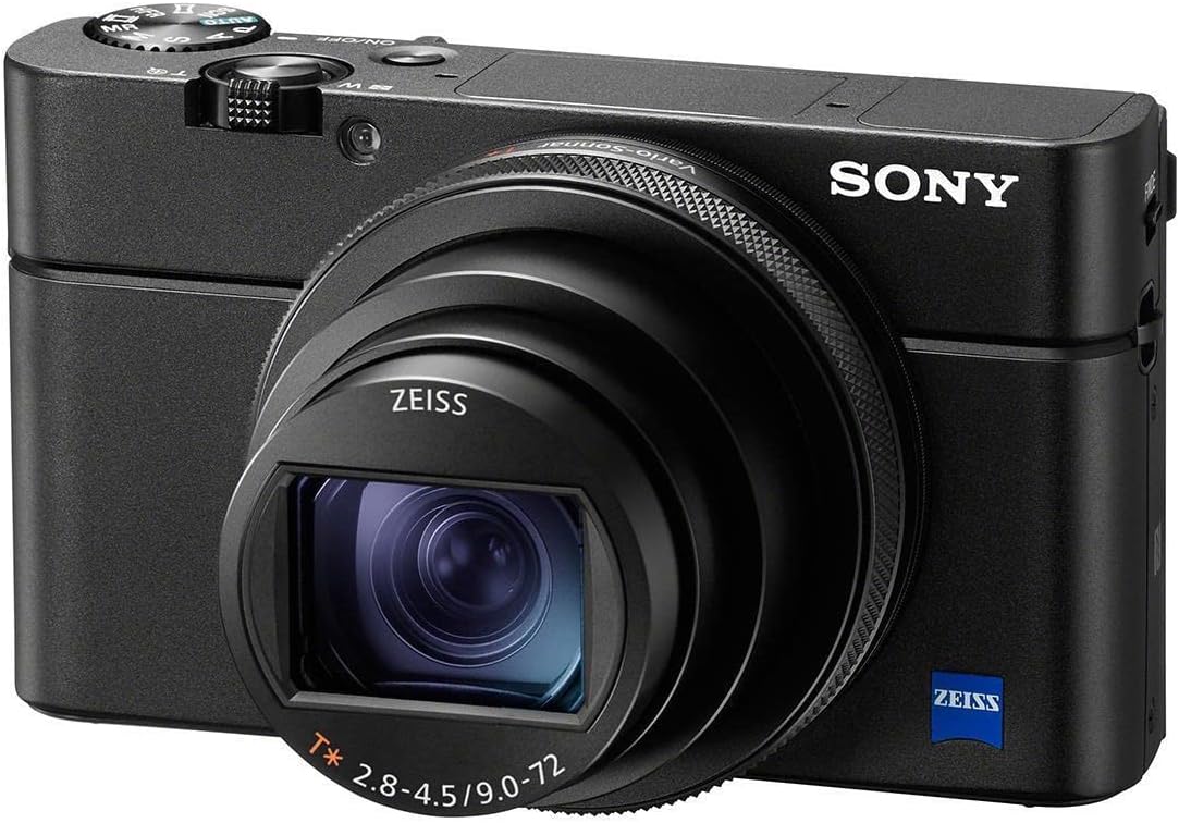 Sony RX100 VI 20.1 MP Premium Compact Digital Camera w/ 1-inch sensor, 24-200mm ZEISS zoom lens and pop-up OLED EVF