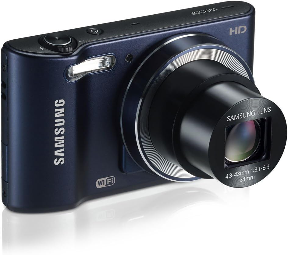 Samsung WB30F Smart Wi-Fi Digital Camera, 16.2 Megapixel, 10X zoom, 3.0' LCD Display (Black)