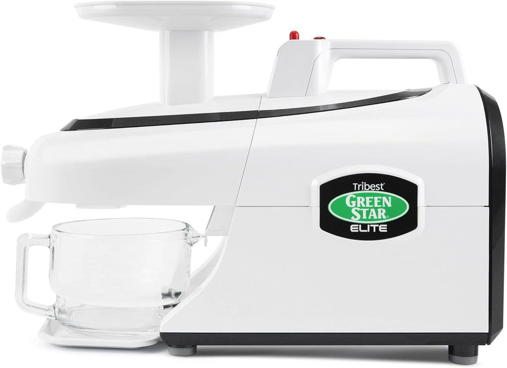 Tribest Green Star Elite GSE-5300-220V Deluxe Jumbo Twin Gear Juice Extractor with Pasta Maker Set, 220V, NOT FOR USA USE (European Cord)