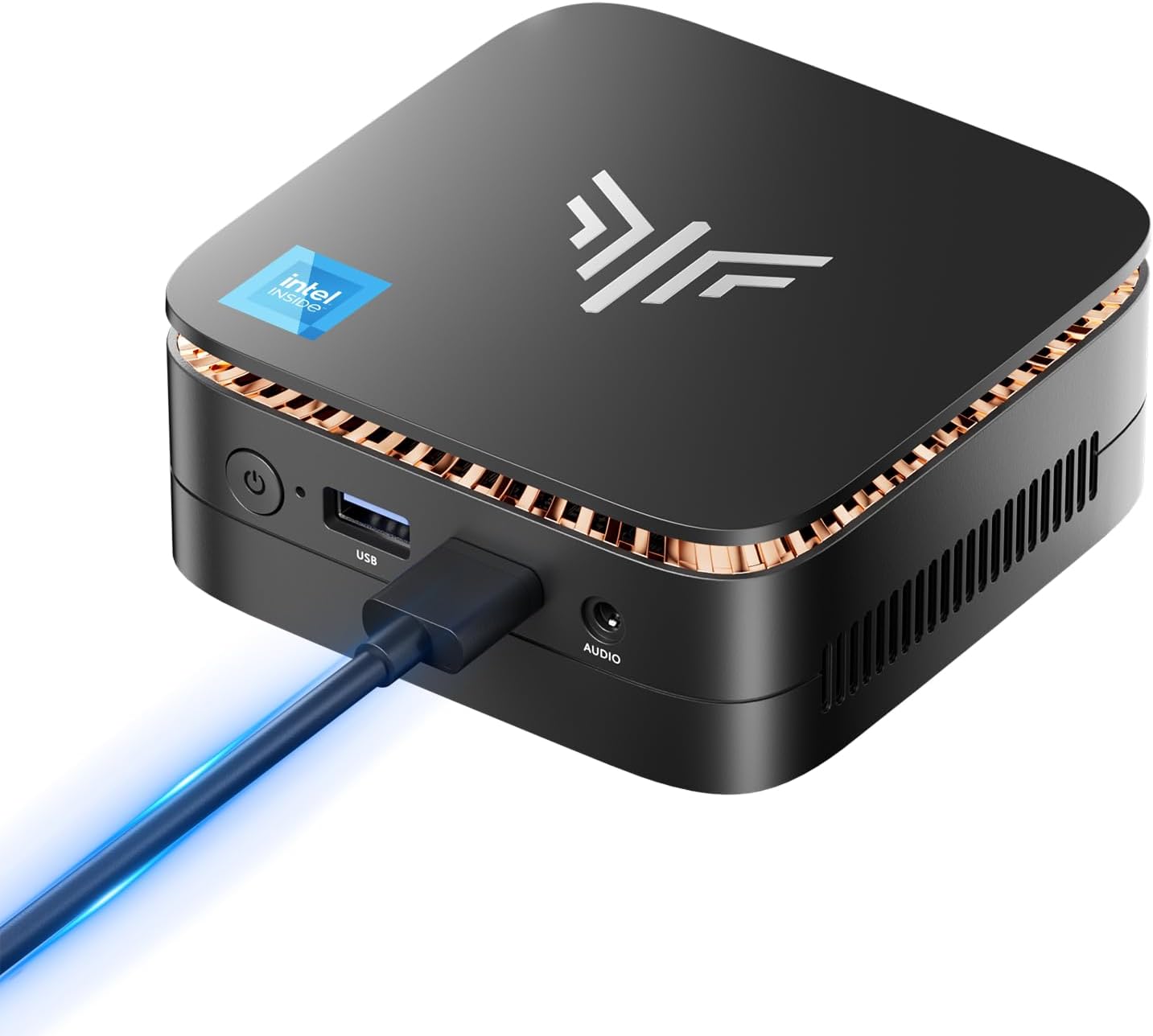 KAMRUI Essenx E1 Mini PC, 8GB DDR4 RAM 256GB M.2 SSD, Mini Computer Twin Lake N150 (Beat N100/N95,up to 3.6GHz), Desktop Computer Dual 4K, Ethernet, WiFi, Bluetooth for Business, Office, Home