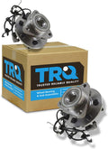 TRQ Front Left and Right Wheel Bearing and Hub Assembly Set 2 Piece Compatible with 97-03 Dodge Dakota 4 Wheel Drive with 4 Wheel ABS Brakes 99-03 Durango 4 Wheel Drive with 4 Wheel ABS Brakes
