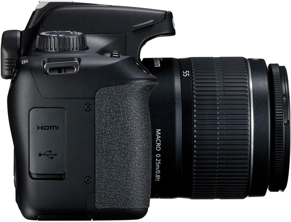 Canon EOS Rebel T100 DSLR Camera with 18-55mm Lens | 18MP APS-C Sensor, Built-in Wi-Fi & Full HD Video | Perfect for Beginners, Travel & Everyday Shooting (2628C029) + Bag + 64GB Memory Card