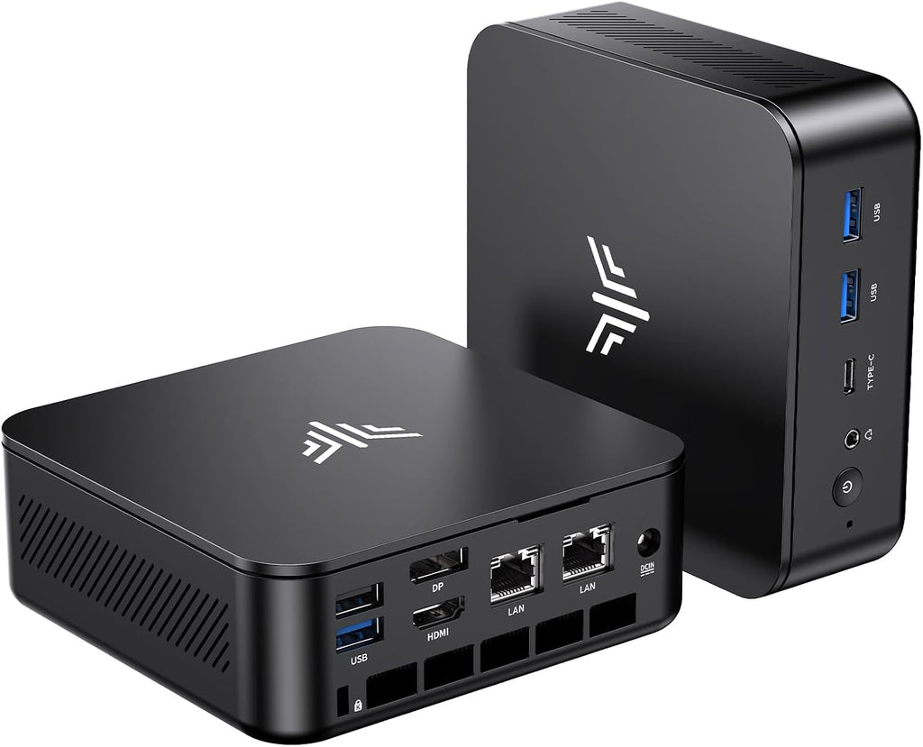 KAMRUI Essenx E3 Mini Computer, AMD Ryzen 5 3500U (4-Core, 8-Thread, up to 3.7GHz), 16GB DDR4, 1TB NVMe PCIe3.0x4 SSD, Dual Gigabit, Triple 4K, Compact Desktop PC for Office, Business, Home Use