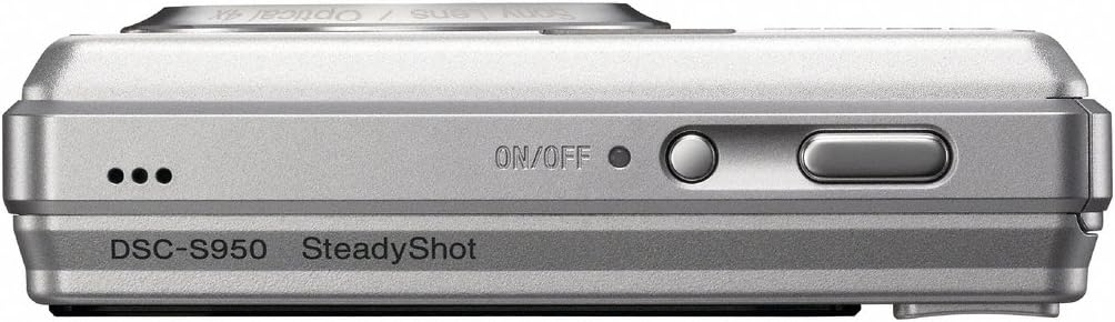 Sony Cybershot DSC-S950 10MP Digital Camera with 4x Optical Zoom with Super Steady Shot Image Stabilization (Silver)