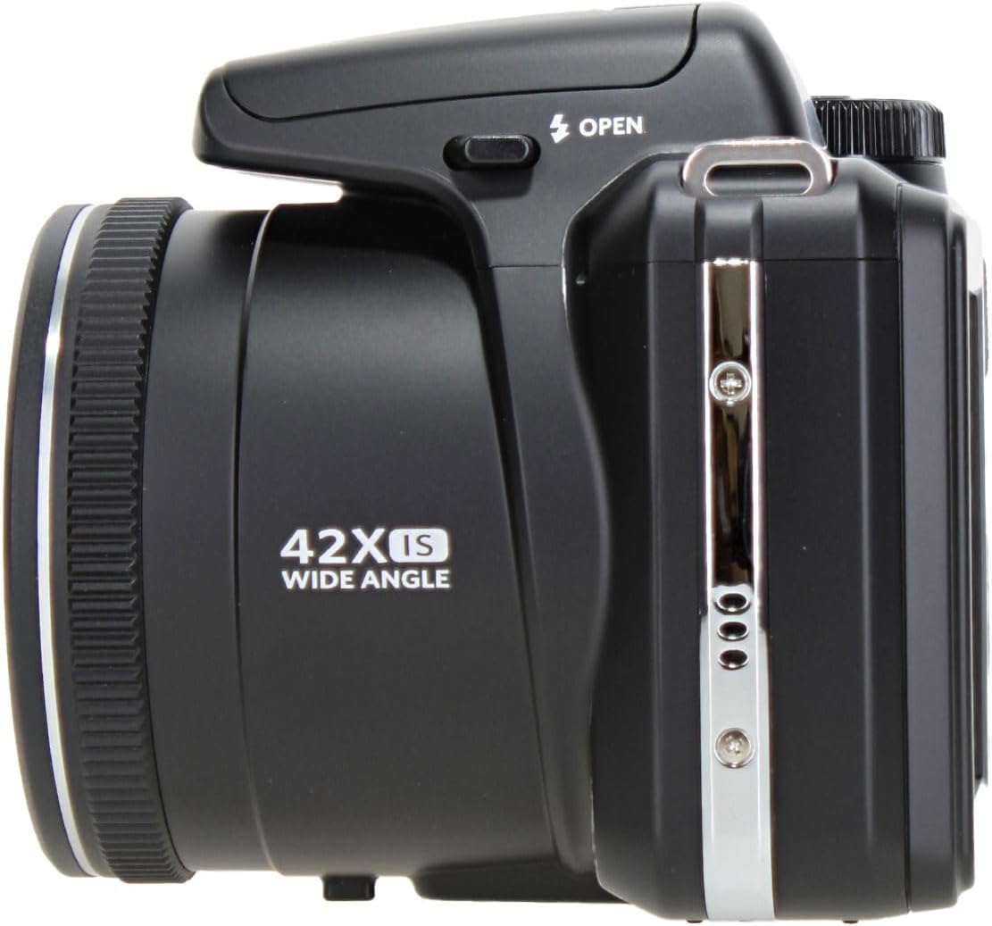 Kodak PIXPRO AZ425 20MP Vlogging Digital Camera (Black) 42X Optical Zoom, 24mm Wide Angle Lens Bundle with 32GB Memory Card + Vlogger Tripod + Bag + More Vlog Accessories
