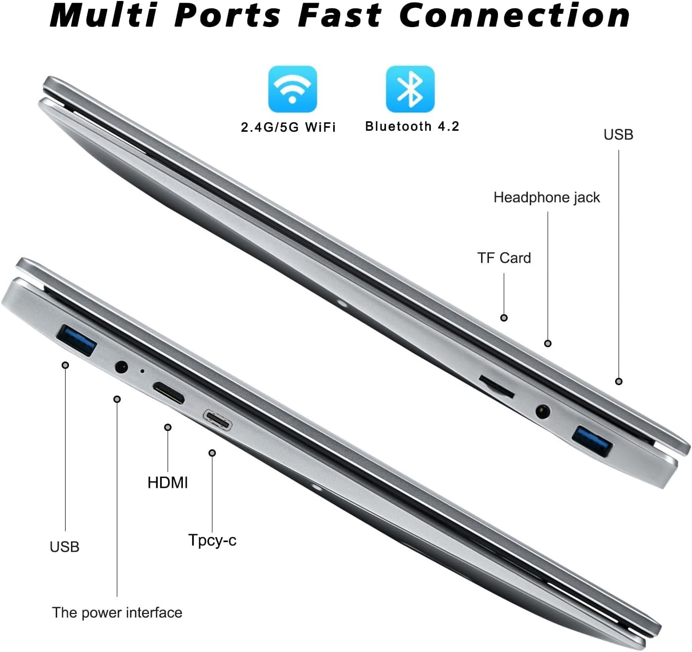 Laptop Computer, 15 Inch Laptop,Backlit Keyboard, Win 11, 8GB RAM,256 SSD,Celeron Quad-Core Processor(Up to 3.4GHz), IPS Full HD Display with, Type-C, Wi-Fi, USB3.0