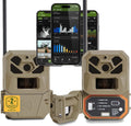 Moultrie Edge 2 Pro Cellular Trail Camera - Auto Connect Nationwide 4G LTE - On Demand 40MP Photo - 1440P Video with HD Audio - Ai False Trigger Elimination - 100 Ft Detection Range - No-Glow Flash
