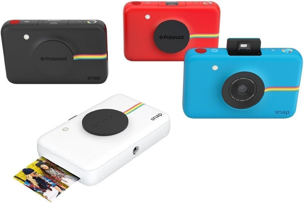 Zink Polaroid Snap Instant Digital Camera (Red) with ZINK Zero Ink Printing Technology
