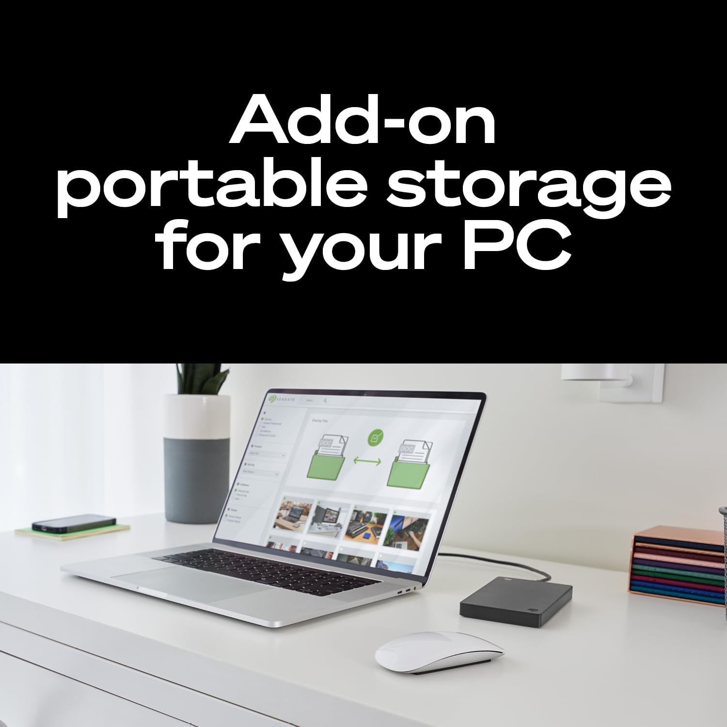 Seagate Portable 4TB External Hard Drive HDD – USB 3.0 for PC, Mac, Xbox, & PlayStation - 1-Year Rescue Service (SRD0NF1)