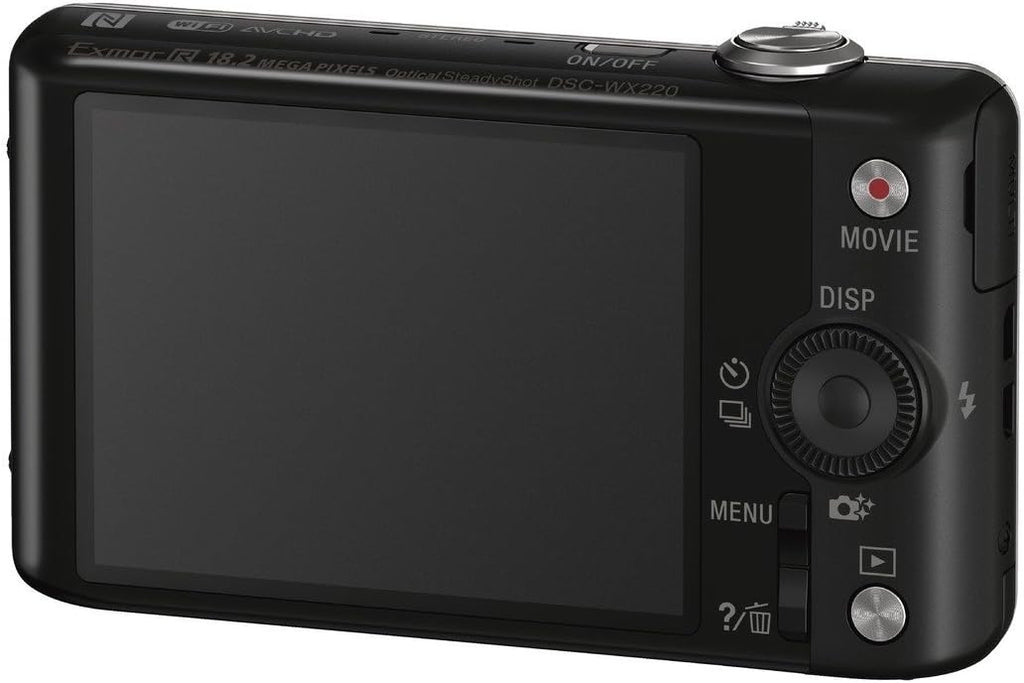 Sony DSCWX220/B 18.2 MP Digital Camera with 2.7-Inch LCD (Black)