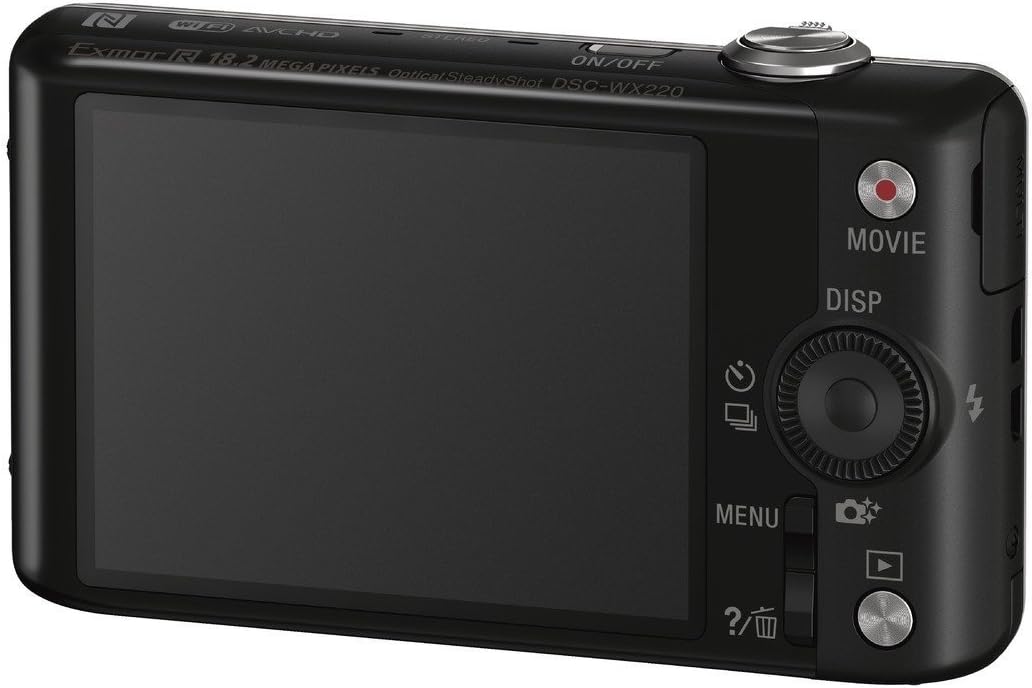Sony DSCWX220/B 18.2 MP Digital Camera with 2.7-Inch LCD (Black)