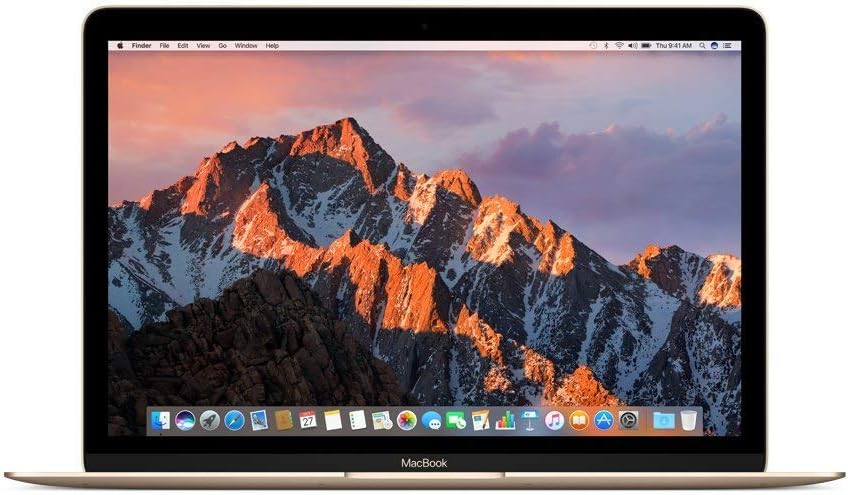 Apple MNYL2LL/A 12in MacBook, Retina, 1.3GHz Intel Core i5 Dual Core Processor, 8GB RAM, 512GB SSD, Mac OS, Gold (Newest Version) (Renewed)