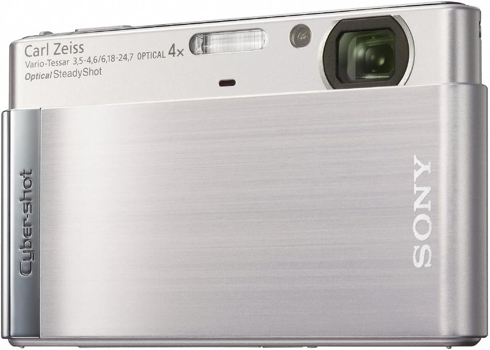 Sony Cyber-shot DSC-T90 12.1 MP Digital Camera with 4x Optical Zoom and Super Steady Shot Image Stabilization (Silver)
