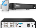 ZOSI 8 Channel H.265+ 1080N DVR for Security Camera, 720p CCTV DVR Recorder Hybrid Capability 4-in-1(Analog/AHD/TVI/CVI) Surveillance System, Motion Detection, Alert Push, Remote Access