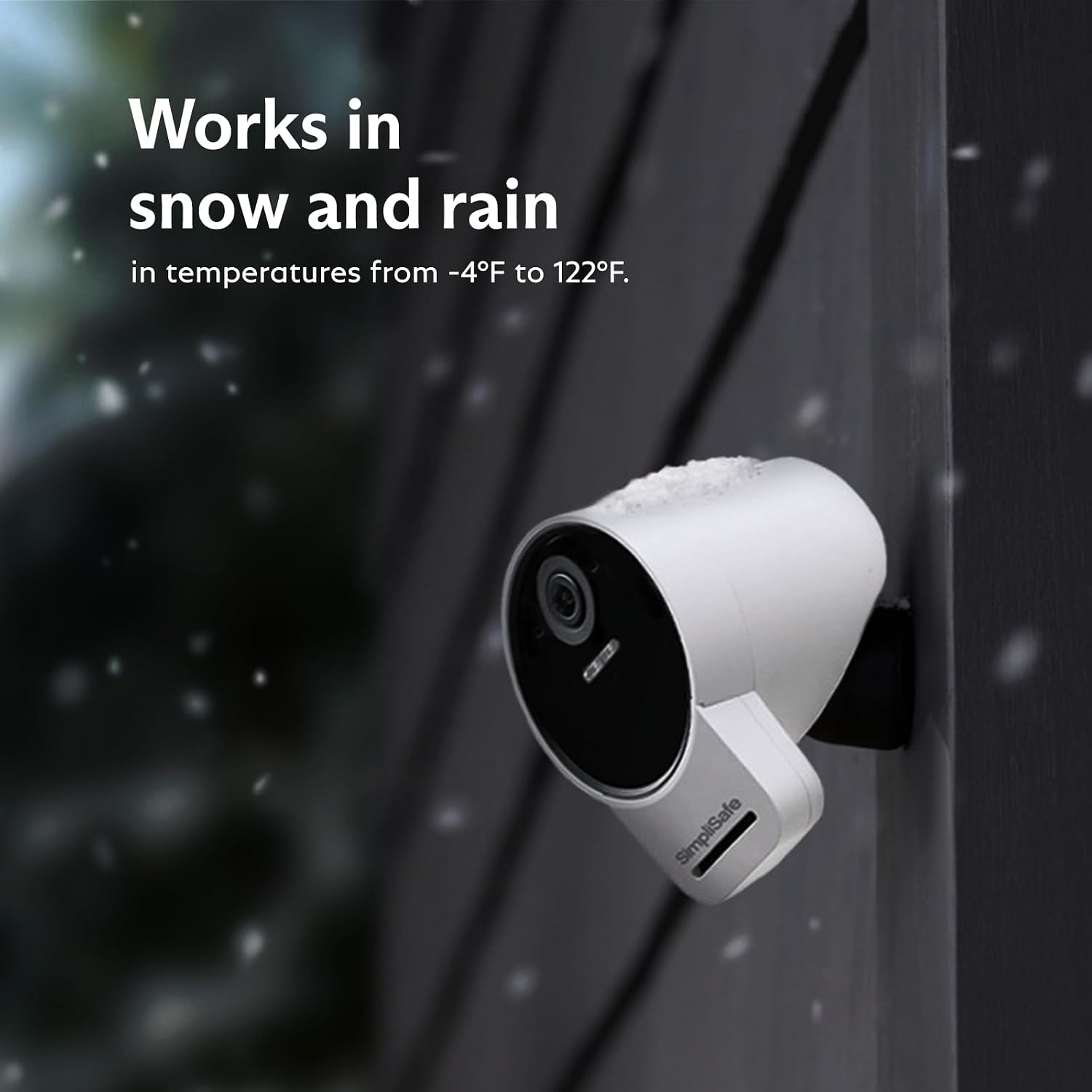 SimpliSafe Outdoor Security Camera Series 2, 1080p Wireless and Wired Home Security Camera, Compatible with Gen 3 System, Motion-Only Alerts