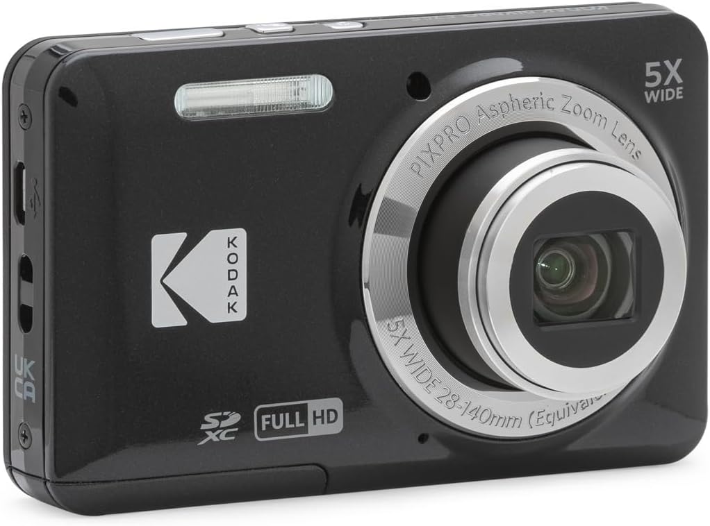 Kodak PIXPRO FZ55 Digital Camera (Black) + 32GB Memory Card + Point and Shoot Camera Case + Extendable Monopod + Lens Cleaning Pen + LCD Screen Protectors + Table Top Tripod â€' Ultimate Bundle