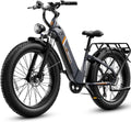 Jasion Thunder/PRO/ST Electric Bike,2000W/1800W Peak Ebikes for Adults,26''Fat Tire Best Ebike for Men,90/80 Miles with 1040Wh/864Wh Battery,35/30+MPH Max Speed Bicycles,500/400LB Capacity